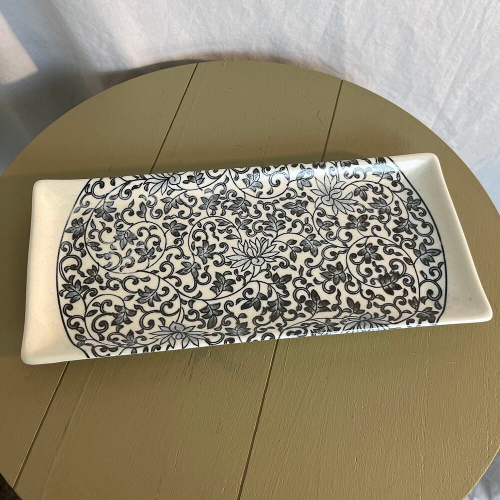 Sound Collection Japanese Porcelain Rectangular Tray/ Platter
